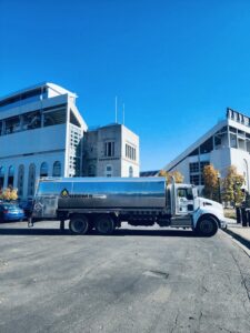 Beems Distributing making a fuel delivery